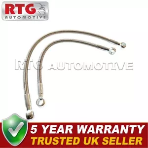 RTG 2x Oil Cooler Pipes Inlet & Outlet Fits Astra Zafira 2.0 + Other Models - Picture 1 of 8