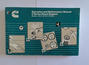 Motores diésel Cummins manual de operación y mantenimiento serie C 6C8.3 6CT8.3 6CT - Imagen 1 de 5