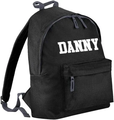 Personalised Custom Customised Name Boys/Girls School Bag Rucksack Backpack
