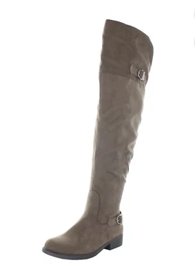 American Rag Womens Adarra Microsuede Over-The-Knee Boots Taupe 6.5 Medium (B,M) — 第 1/2 张图片