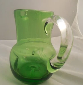 Cuadro verde Bischoff soplado a mano con mango transparente - Imagen 1 de 4