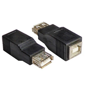 1 X USB 2.0 Type B Female to Type A Female Adaptor - SENT TODAY From UK - Picture 1 of 1