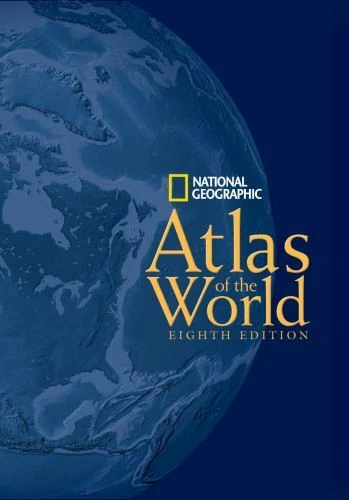 National Geographic Atlas of the World by U. S. National Geographic Society Staff (2004, Hardcover)
