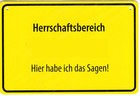 ALBATROS Namensschild wie Postkarte - Herrschaftsbereich Hier habe ich das Sagen