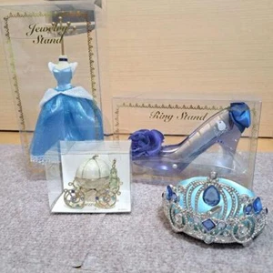 Disney Store Cinderella Jewelry stand Ring stand Jewelry case Ring pillow set - Picture 1 of 6