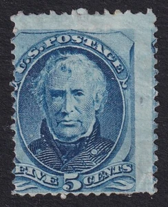 MATT'S STAMPS SCOTT #179 ZACHARY TAYLOR, BLUE 1875 ISSUE, MHOG, CV$700 - Picture 1 of 3
