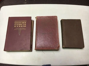 VINTAGE Medical Books (Lot of 3) 1942 1882 SEE PICS & DESCRIPTION - Picture 1 of 12