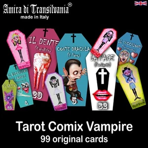 tarot card deck comics vampire oracle playing cards limited edition dracula book - Picture 1 of 24