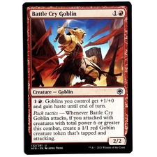 Battle Cry Goblin - M/NM Red Creature Goblin Uncommon CCG TCG MTG AFR Adventures