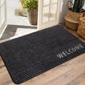 Welcome Door Mat Heavy Duty Front Door Mats for Entrance，Durable Doormat for ... - Picture 1 of 9