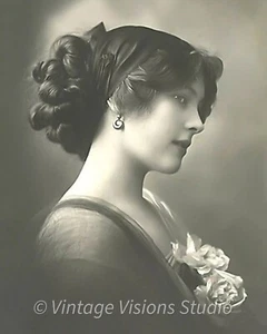 Flapper Girl - Ziegfeld Follies - Vintage años 20 - 16 x 20 FOTO PUBLICITARIA - Imagen 1 de 1