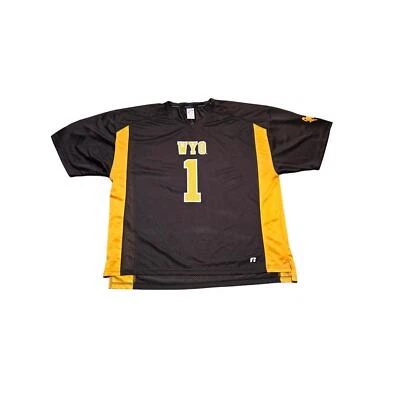 Camiseta de fútbol americano Russell Athletic NCAA Wyoming Cowboys #1 marrón para hombre talla XXL Foto 1 de 3