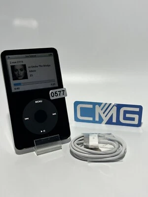 Apple iPod classic video 5.5 Generation 5G black 80GB 5th 2005 Wolfson DAC #0577 - Bild 1 von 4