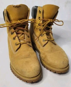 Timberland 6" Waterproof Boots 10361 Wheat Women's 7.5 W Nubuck - Picture 1 of 19