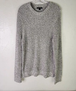 Banana Republic Men's Grey Knit Long Sleeve Sweater Pullover Sweater Size Large - Picture 1 of 10