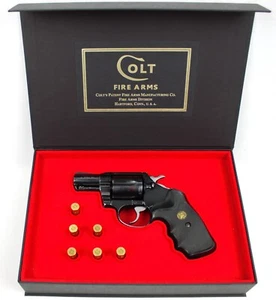 REVOLVER PRESENTATION CUSTOM DISPLAY CASE BOX for COLT AGENT cal 38 Spl Pachmayr - Picture 1 of 12