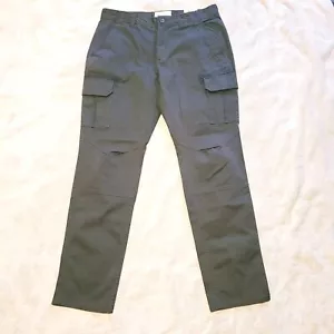 Sun + Stone Cargo Pants Men's Size 33 Tapered Fit Pockets Stretch Gray NWT - Picture 1 of 16