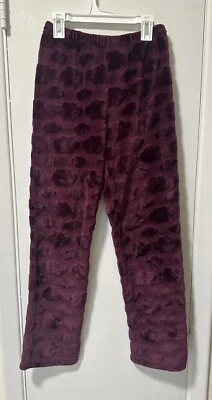 Pantalones de pijama Wonder Nation borgoña para niñas talla XL 14-16 Foto 1 de 3