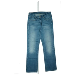 Levis Damen Jeans 7/8 ankle Hose stretch high Waist Straight Leg W30 L30 Blau - Bild 1 von 7