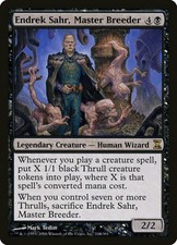 1X Endrek Sahr, Master Breeder Time Spiral NM/EX Spanish MTG CARD