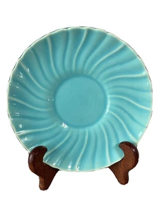 4 Piatti Franciscan Coronado Swirl TURCHESE 5,75" Piatti Blu Acqua Eccellenti - Foto 1 di 8