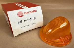 NOS Vintage Balkamp/Napa 680-2488 Replacement Lens Cover AMBER - FREE SHIPPING - Picture 1 of 9
