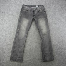 Projek Raw Jeans Men's 32x34 Gray Medium Wash Straight Leg Jeans