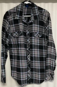 Burnside Long Sleeve Button Up Flannel Shirt Men’s Extra Large.  8502 - Picture 1 of 3