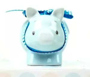My First Piggy Bank Blue Pig New Nat & Jules - Picture 1 of 6