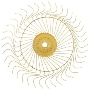 Rake Wheel - Right Hand fits Tonutti fits Vicon H820 H1340 H1240 H1020 HKX621 - Picture 1 of 11