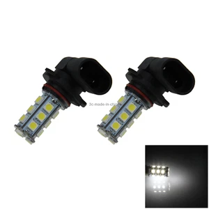 2x Blanco Coche 9005 Luz Giratoria Trasera Blub 18 Emisores 5050 SMD LED HB3 H252 - Imagen 1 de 5