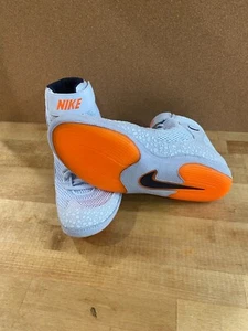 Nike Inflict SE Orange Grey Black DJ4471-900 Wrestling Shoe Men Sz 8- FAST SHIP - Picture 1 of 5