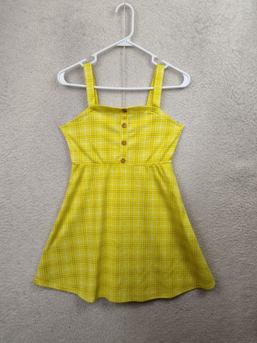 PALM ANGELS Abito donna Love Camron 12 giallo poli misto senza maniche linea A lunghezza ginocchio