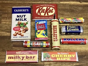 MILK BAR Lolly Packaging Retro Vintage Shop Wrapper’s Cadbury’s Allens Hoadley’s - Picture 1 of 6