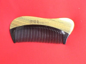 4,80 ZOLL REISEGRÖSSE HOCHWERTIGER OCHSENHORN/SANDALENHOLZKAMM - FÜR ALLE HAARE  - Bild 1 von 2