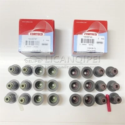 Sellos de aceite de vástago de 24 válvulas motor BMW 28i 35i 40i 3,0 L turbo L6 N51 N52 N54 N55 B48 Foto 1 de 4