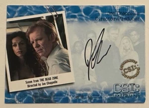 CSI MIAMI: JOE CHAPPELLE REGISSEUR/PRODUZENT AUTOGRAMMKARTE STRENG INK MI-A13 - Bild 1 von 2