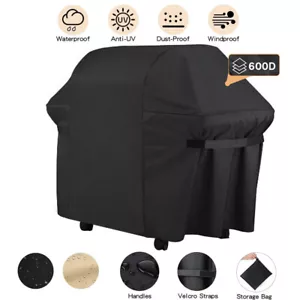 Copertura griglia barbecue resistente impermeabile 600D ricambio barbecue 58" 64" 70" 72" - Foto 1 di 20