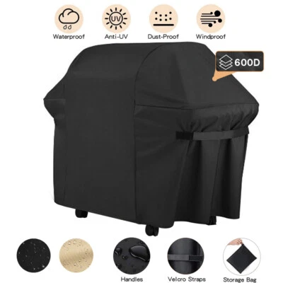 BOSHEN Heavy Duty BBQ Grill Cover Waterproof 600D Barbecue Replacement 58" 64" 70" 72"