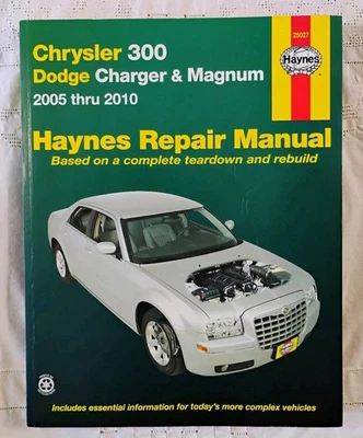 Manual de reparación Haynes 25027 Chrysler 300 y Dodge Charger 2005-2010 Foto 1 de 3