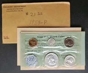 1959 Stati Uniti Set Prova di Zecca - Foto 1 di 3
