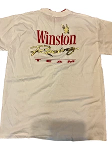 Vintage 1992 / Winston Racing Team Neu T-Shirt XL.(48"C.31"L) weiß - Bild 1 von 5