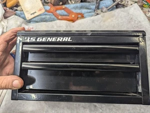 US GENERAL Mini Tool Box Harbor Freight #72431 Black - Picture 1 of 7