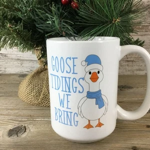 Goose Tidings We Bring You Tasse - 15 Unzen Keramik Kaffeebecher - Bild 1 von 4