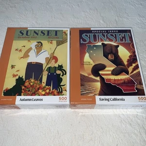 Sunset Magazine Special Issue Saving California & Autumn Leaves 500 piece Puzzle - Picture 1 of 8