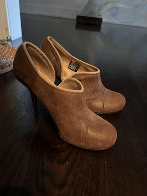 Botines de cuero vintage Diesel Mellana recortados - talla 6 Foto 1 de 4