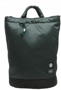Bolsa de Tambor Starbucks x PORTER Café Forma Grano Verde Oscuro Talla L NUEVA de Japón - Imagen 1 de 2