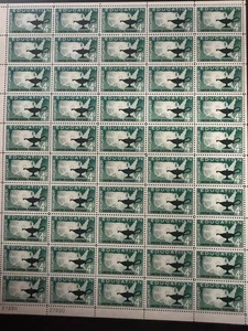 Scott #1206 Higher Education Pane of 50 4¢ Stamps (1962) - Picture 1 of 2