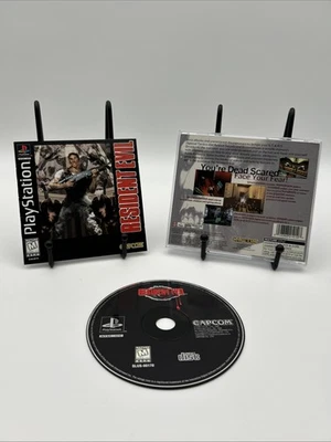 Resident Evil 1 Black Label (PlayStation 1 PS1, 1996) в коробке Полное Руководство и Регламент - Изображение 1 из 4