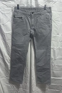 Talla 30x30 - Pantalones de Senderismo de Lona Remache Stio Para Hombres Gris 5 Cinco Bolsillos Lona - Imagen 1 de 3